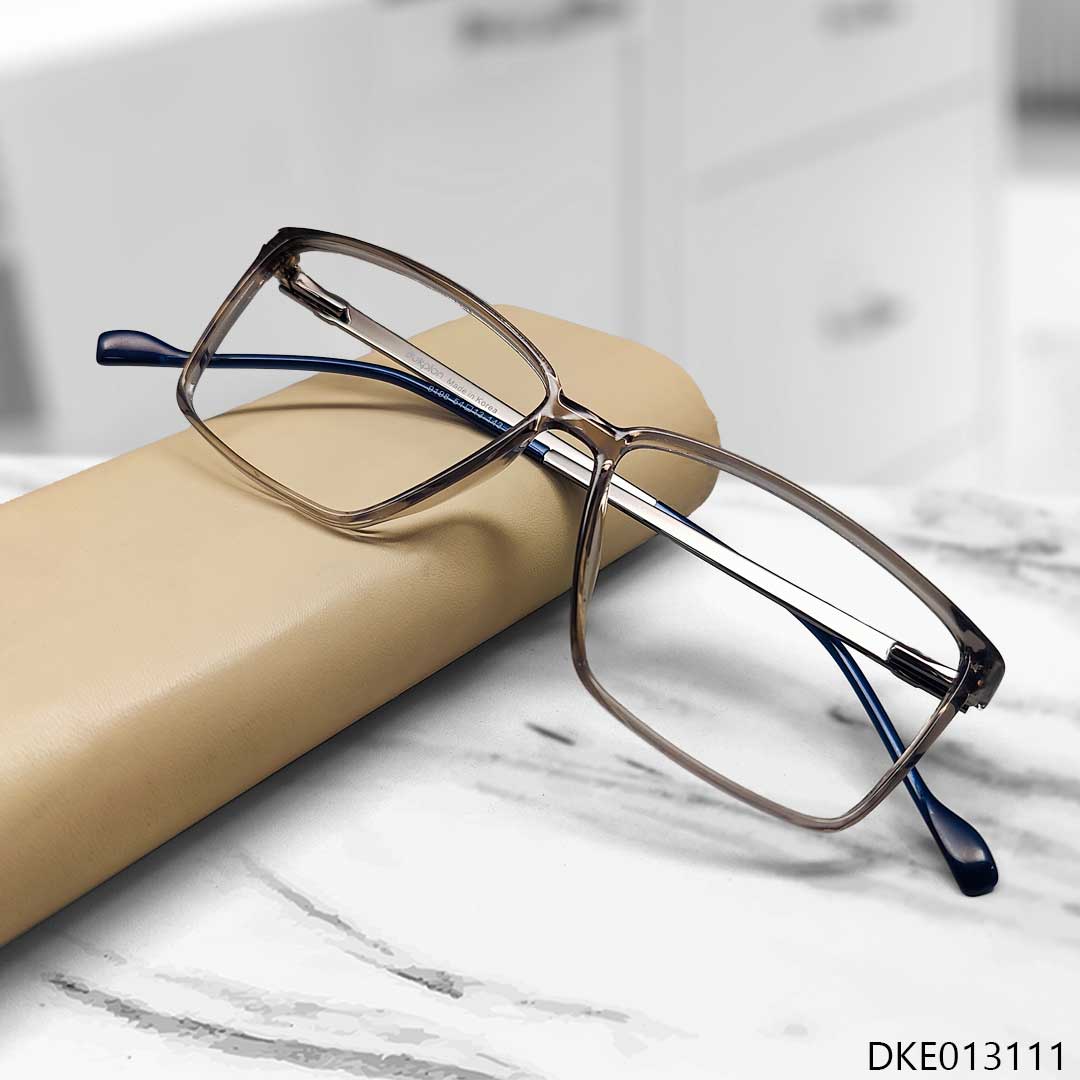 Light Weight Transparent Fiber & Metal Eyeglass