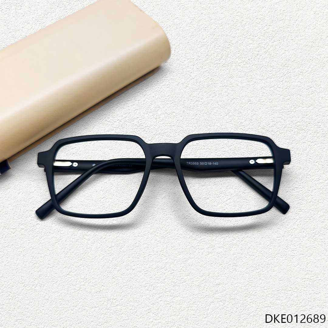 Square Shape Spring Hinge Eyeglass