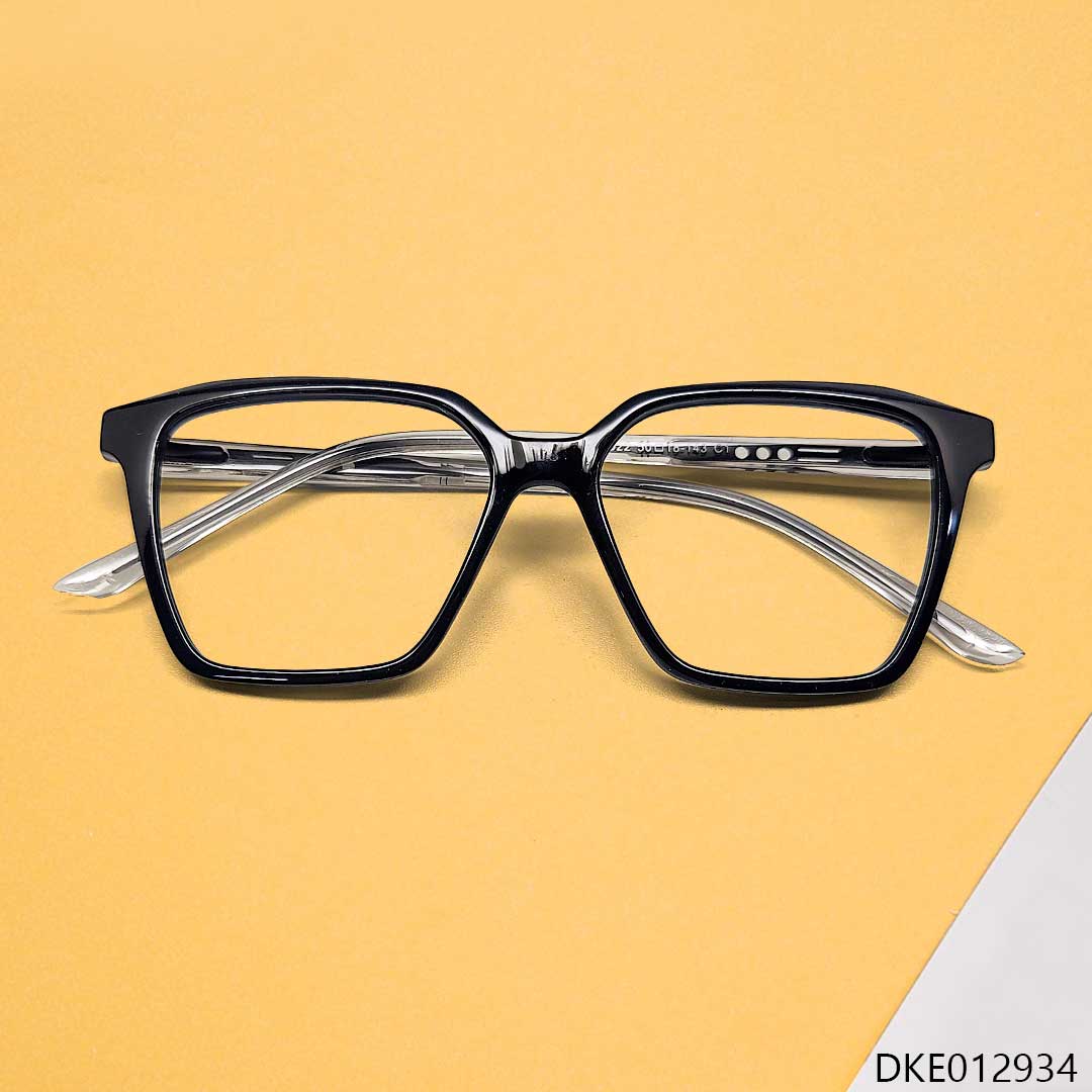 Black Transparent Stylish Eyeglass
