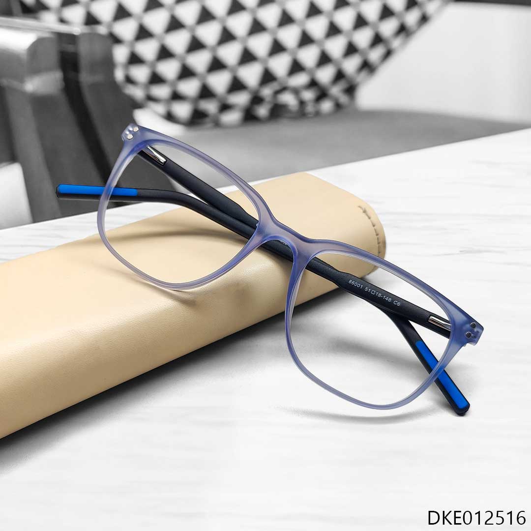 New Mixed Transparent Color Semi-Round Eyeglasses
