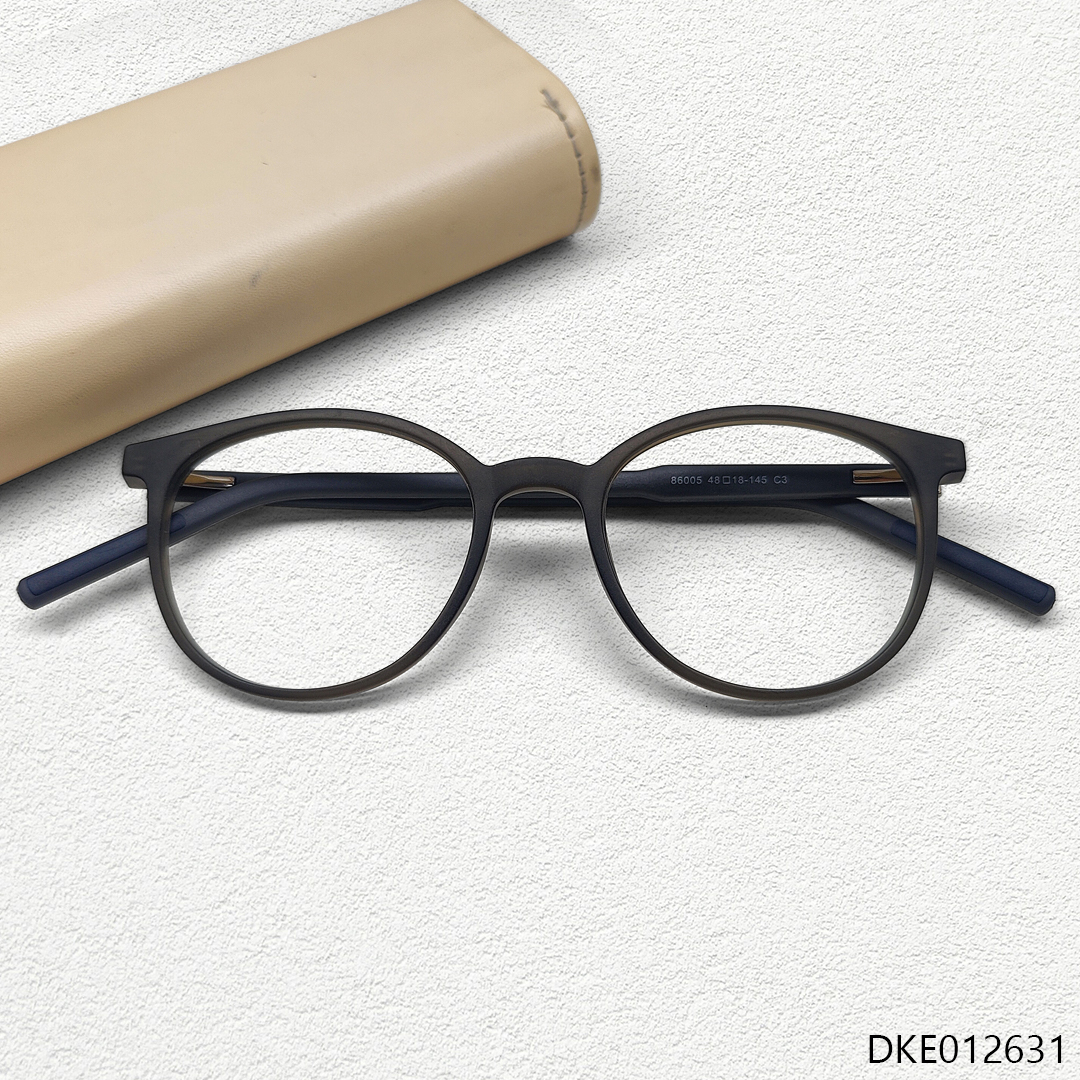 Semi Round Shape Comfortable TR Eyeglasses