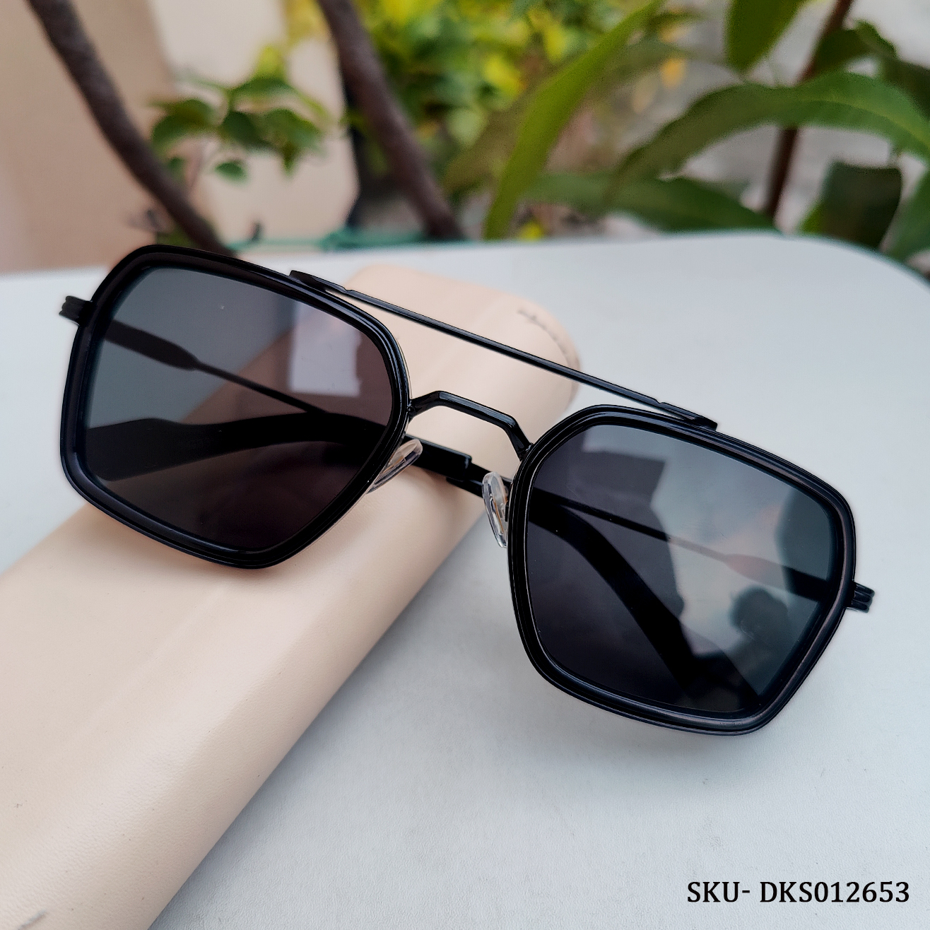 Premium Quality Double Bridge Metal Sunglass