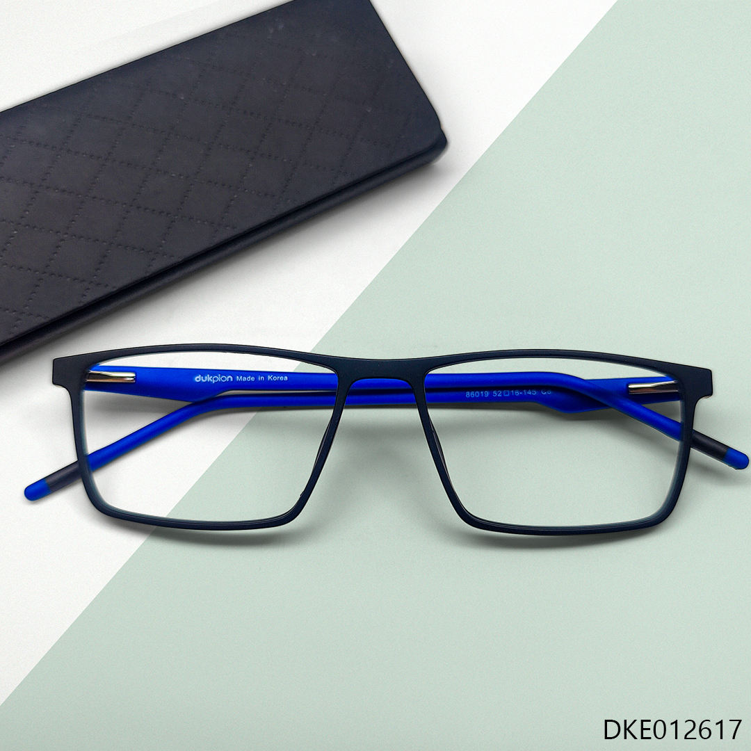 Black & Blue Mixed Light-weight Eyeglasses