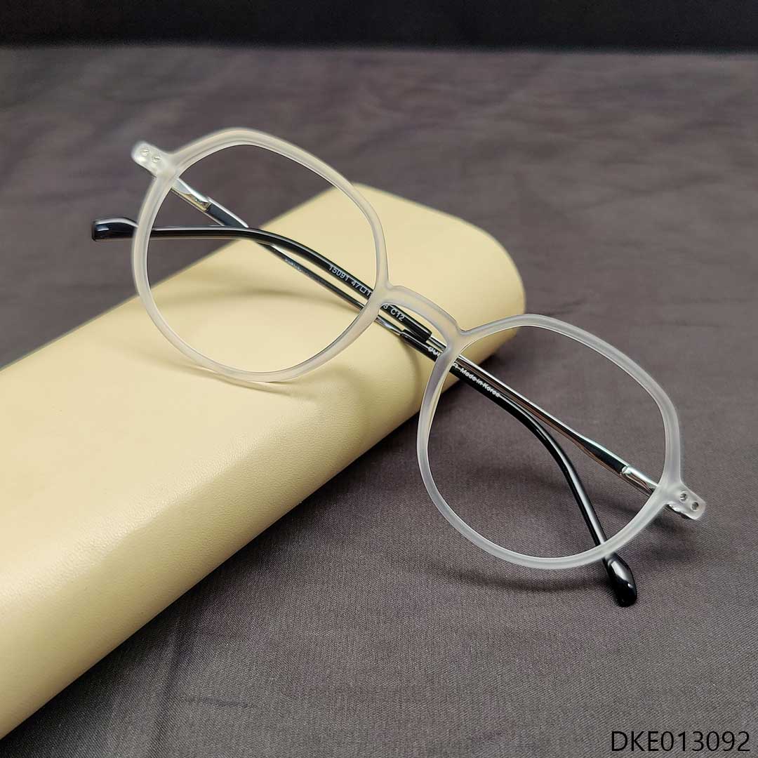 Transparent Color Round Shape Eyeglass