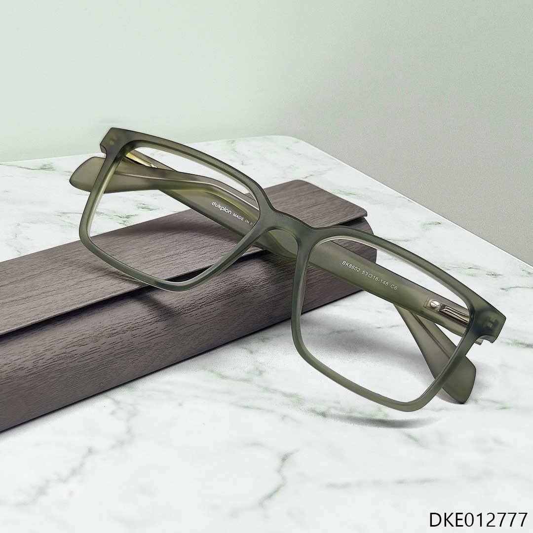 Olive Transparent Premium Eyewear