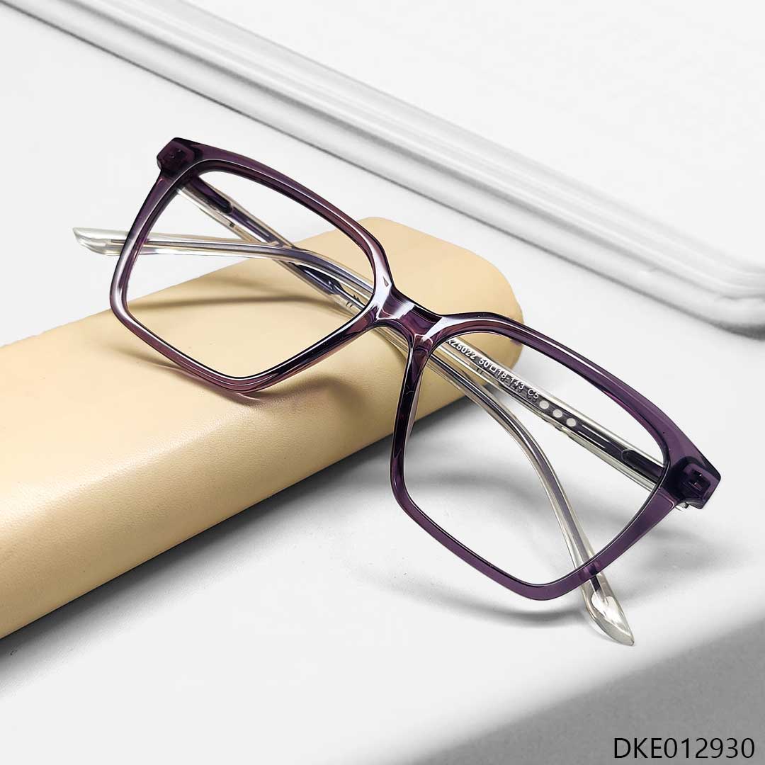 Premium Transparent Fiber and Metal Eyeglass