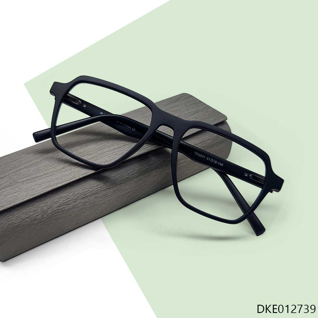 Matte Black Premium Material Eyeglass