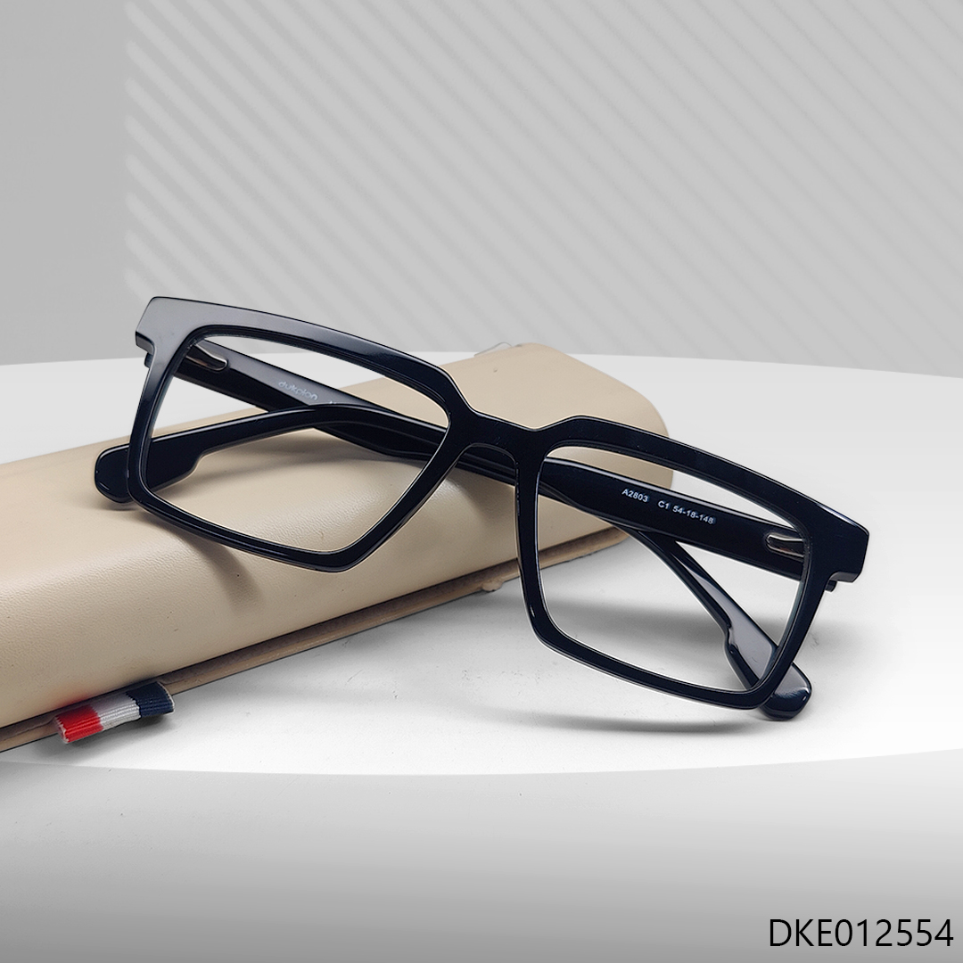 New Black Color Glossy Finished Premium Eyeglasses