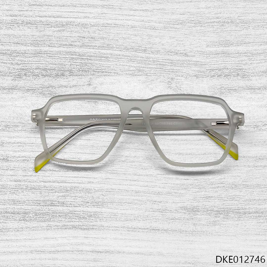 Yellow & Transparent Color Eyeglass
