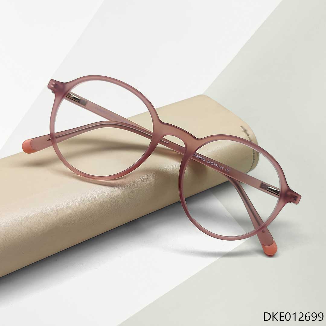 Round Shape Transparent Color Eyeglass