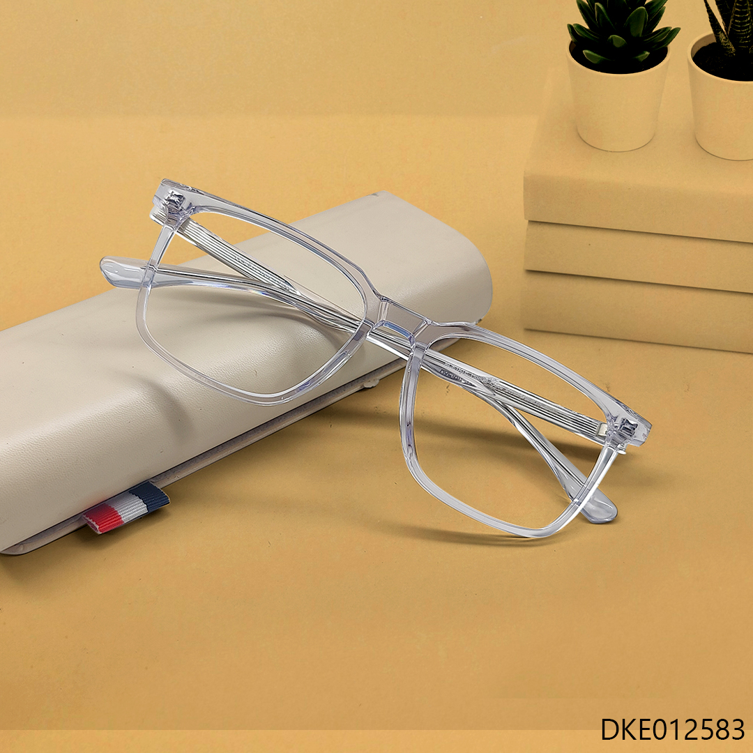 New Square Shape Transparent Eyeglasses