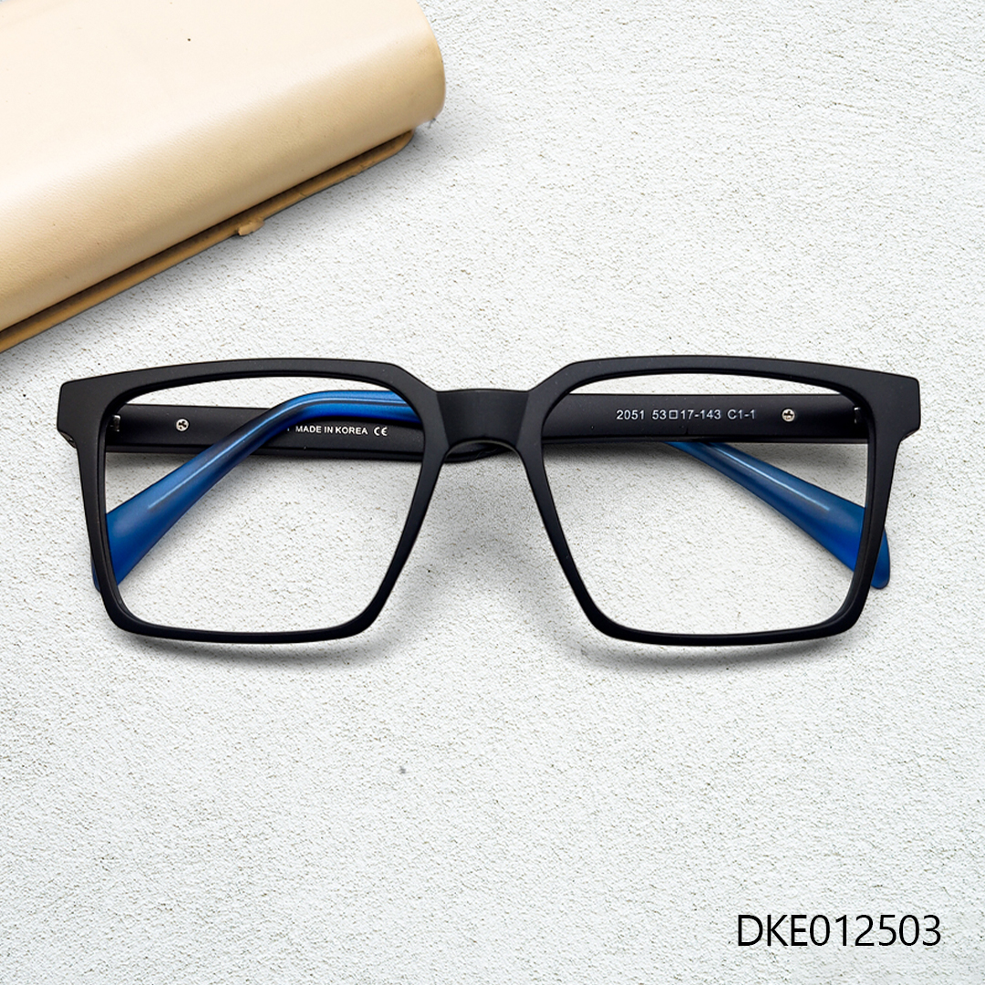 New Black and Blue Color Stylish Eyeglasses