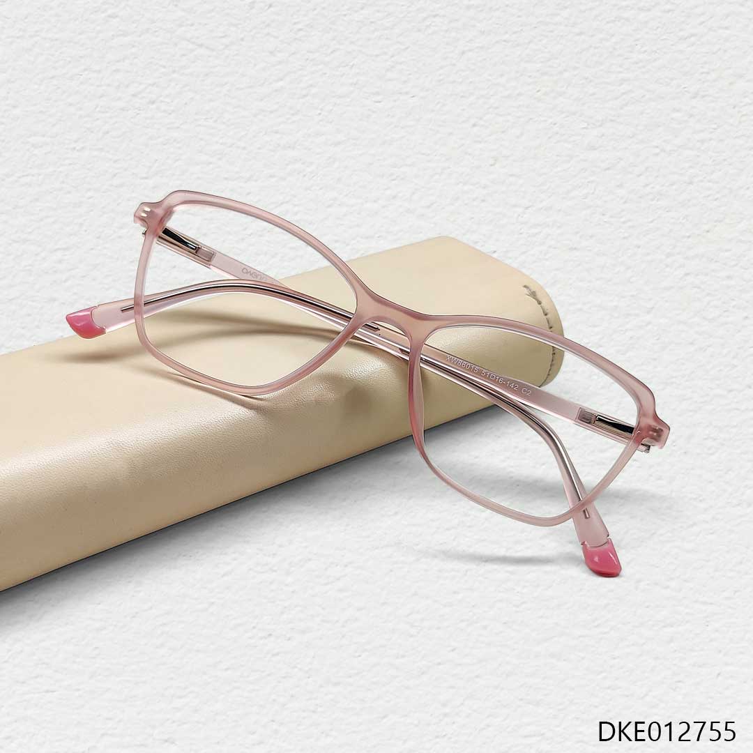 Pink Transparent Fashionable Eyewear