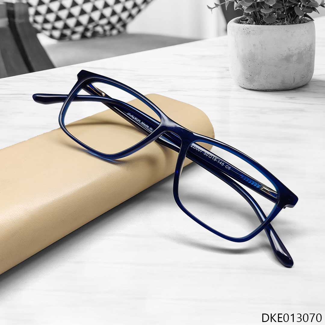 Blue Transparent Color Eyewear 26