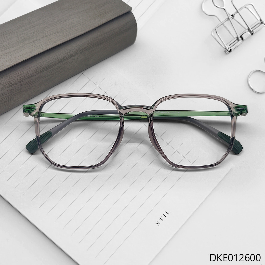 New Green and Transparent Mixed Eyeglasses